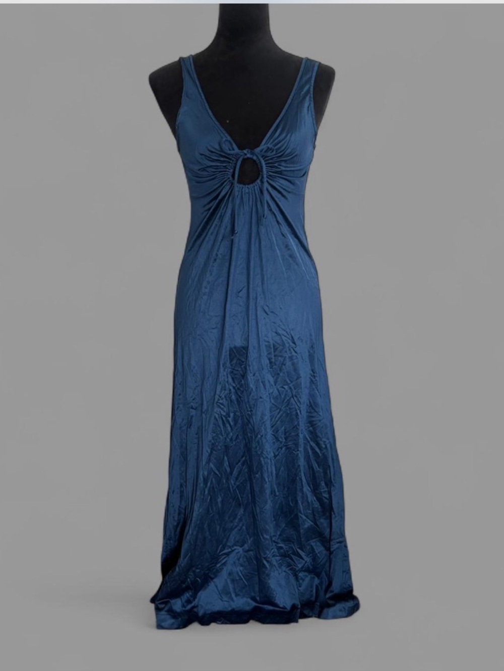 Vintage Pinehurst Lingerie Blue maxi slip dress